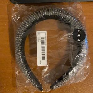 Black rhinestone headband